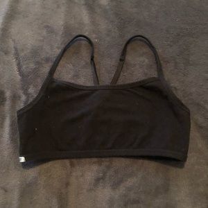 Pink. Cotton sports bra